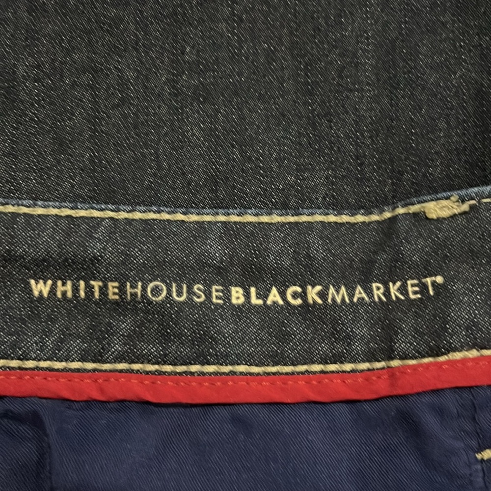 White House Black Market “The Sculpt” Slim Women’s Dark Wash Jeans Size 8 - Picture 5 of 5